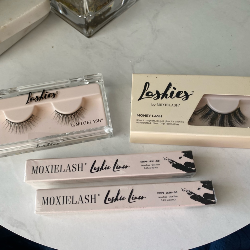 Moxielash Lashies Strip Lashes and 2 nano-tech Liners NEW!